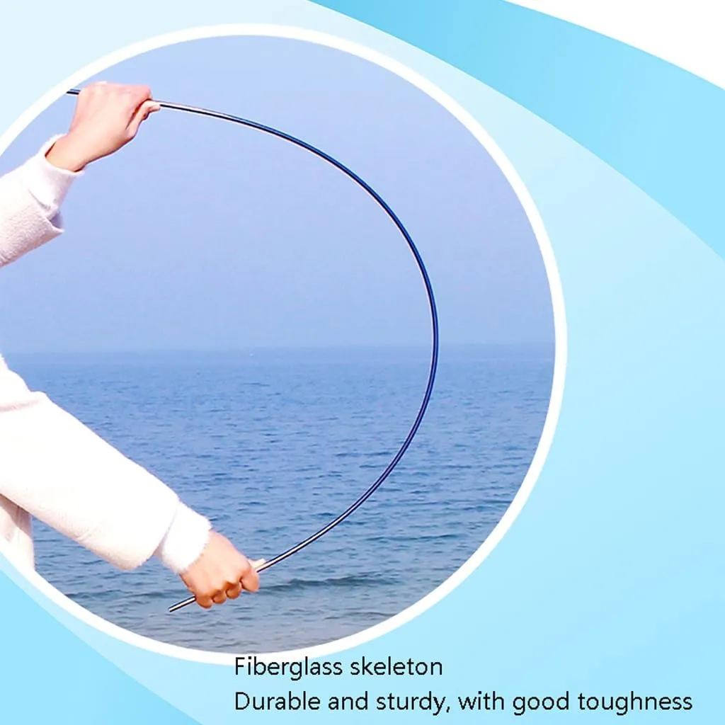 Fantasy Koi Kite Adults Children Beginner Easy to Fly Breeze Outdoor Activities Games Beach Park Fish Tail Kites