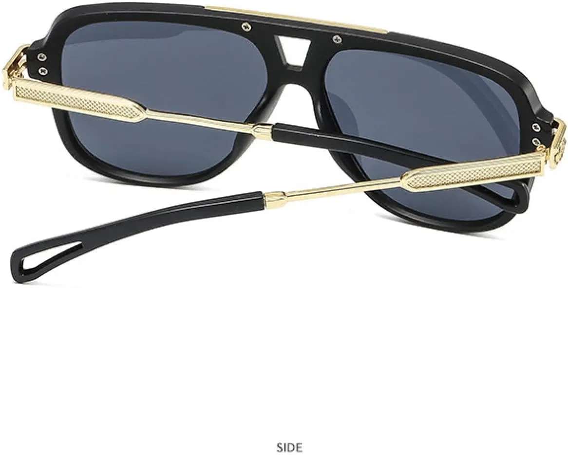 Fashion Classic Double Bridge Sunglasses Men Women Vintage Travels Driving Sun Glasses Uv400