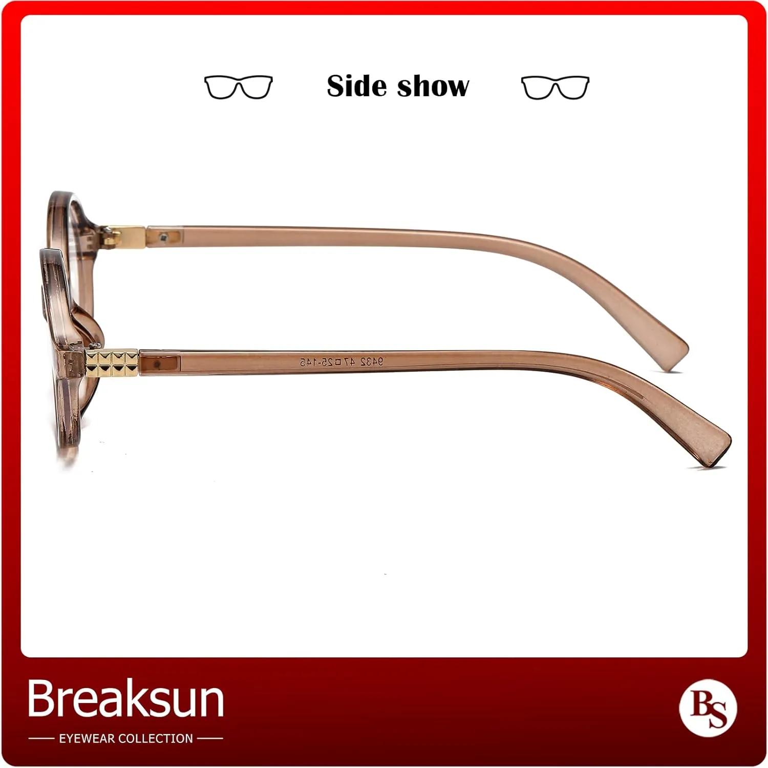 Fashion Oval Glasses for Women Men Retro Round Tortoise Frame Blue Light Glasses Nerd Eyeglasses