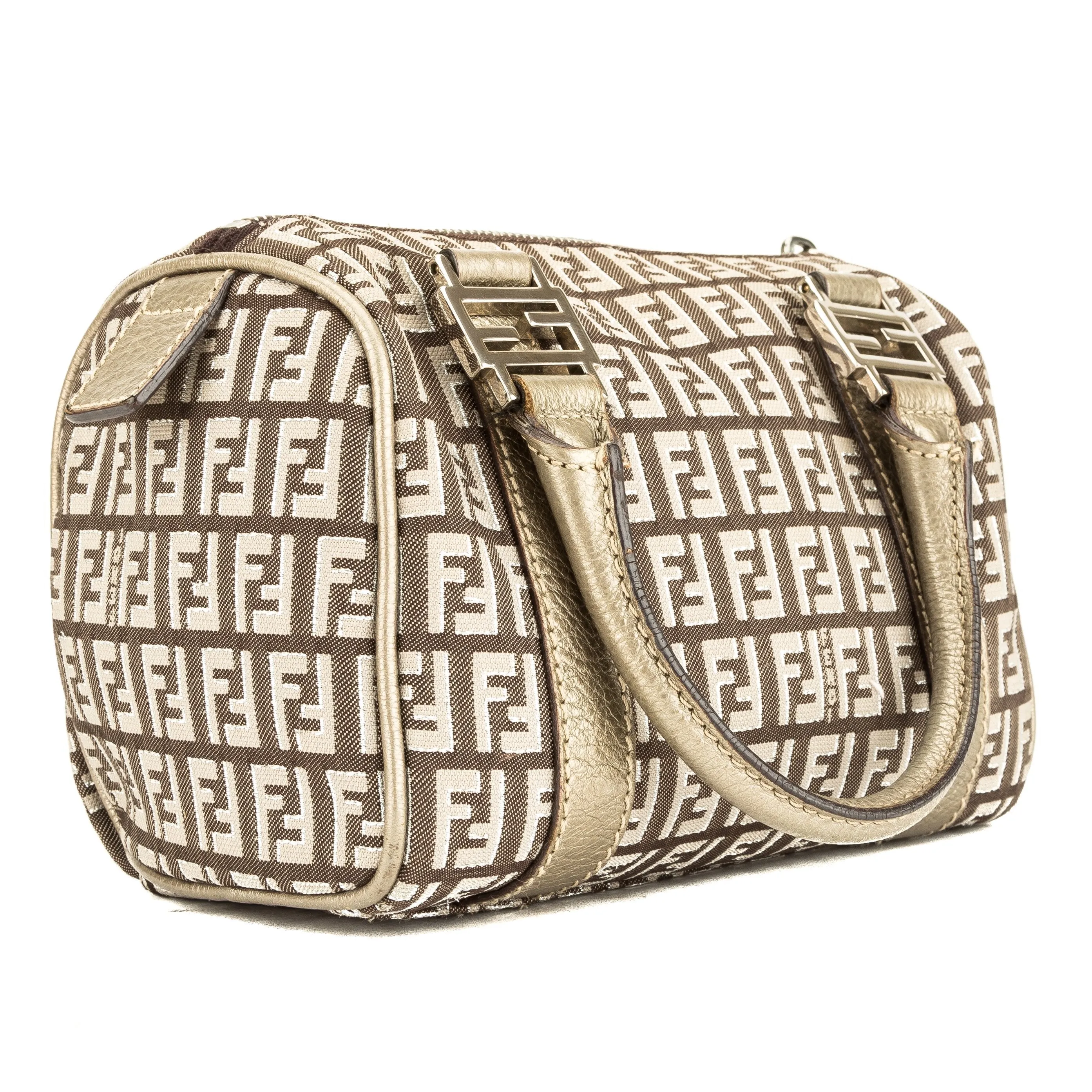 Fendi Zucchino Forever Bauletto Mini Boston (3912020)