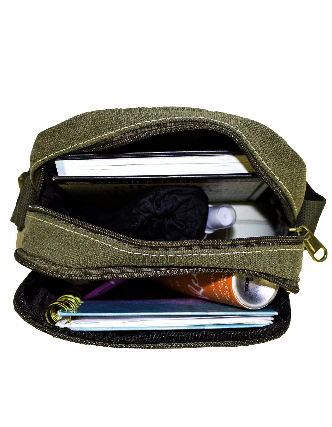Fino HY-B880 Canvas Unisex Compact Sling Bag