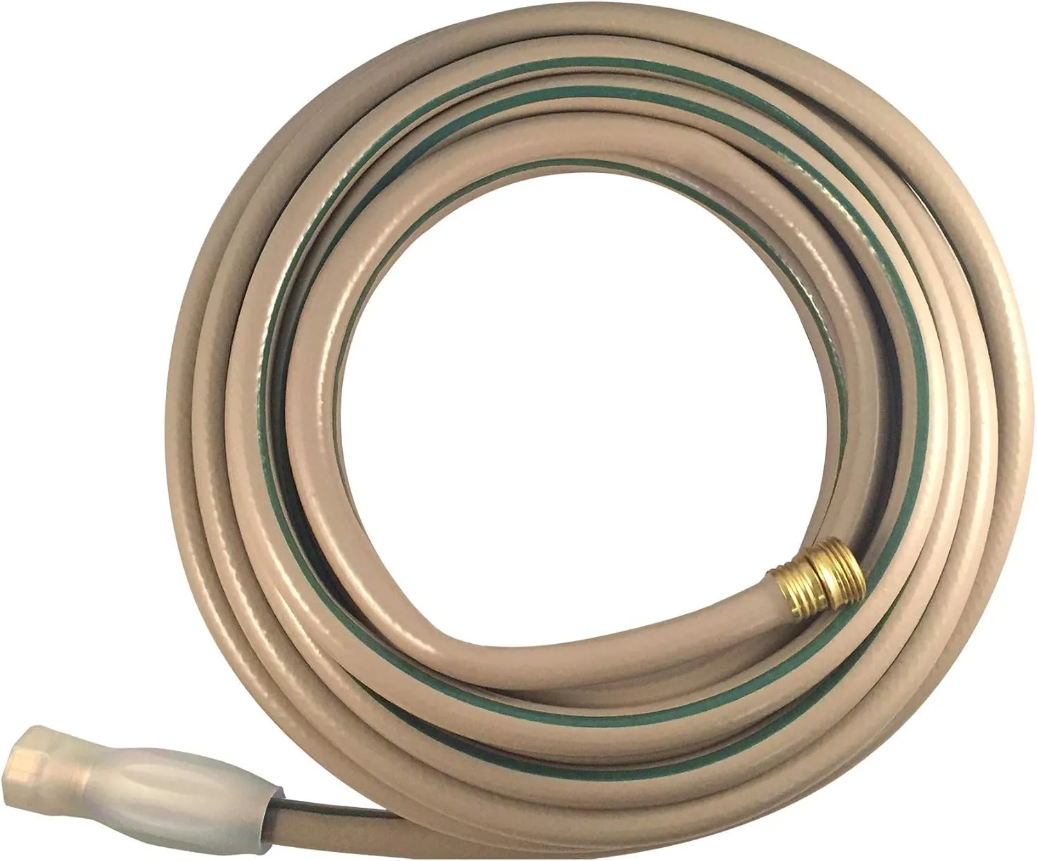 Flexon 1/2" x 50ft Medium Duty Garden Hose – Kink-Resistant, Durable Vinyl, Leak-Proof Couplings, Weather-Resistant, Flexible Water Hose for Lawn, Garden, and Outdoor Use