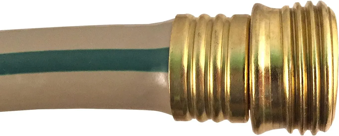 Flexon 1/2" x 50ft Medium Duty Garden Hose – Kink-Resistant, Durable Vinyl, Leak-Proof Couplings, Weather-Resistant, Flexible Water Hose for Lawn, Garden, and Outdoor Use