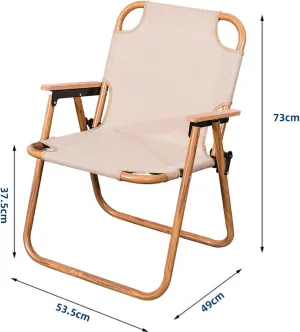 Folding Chair, Portable Folding Camping mesh Fully Cushioned seat and backrest, Suitable for Sports, Barbecue, Fishing, Picnic