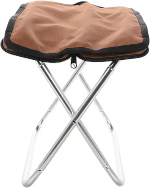 Folding Portable Camping Footstool Collapsible Garden Stool Camping Chair Foot Rest for