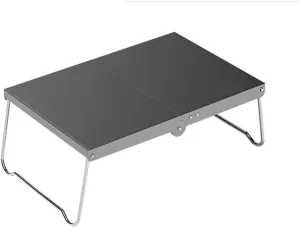 Folding Table Lightweight and Portable,Steady Camping Table,Aluminum Table,for Outdoor Camping Hiking Picnic Beach BBQ, Grey