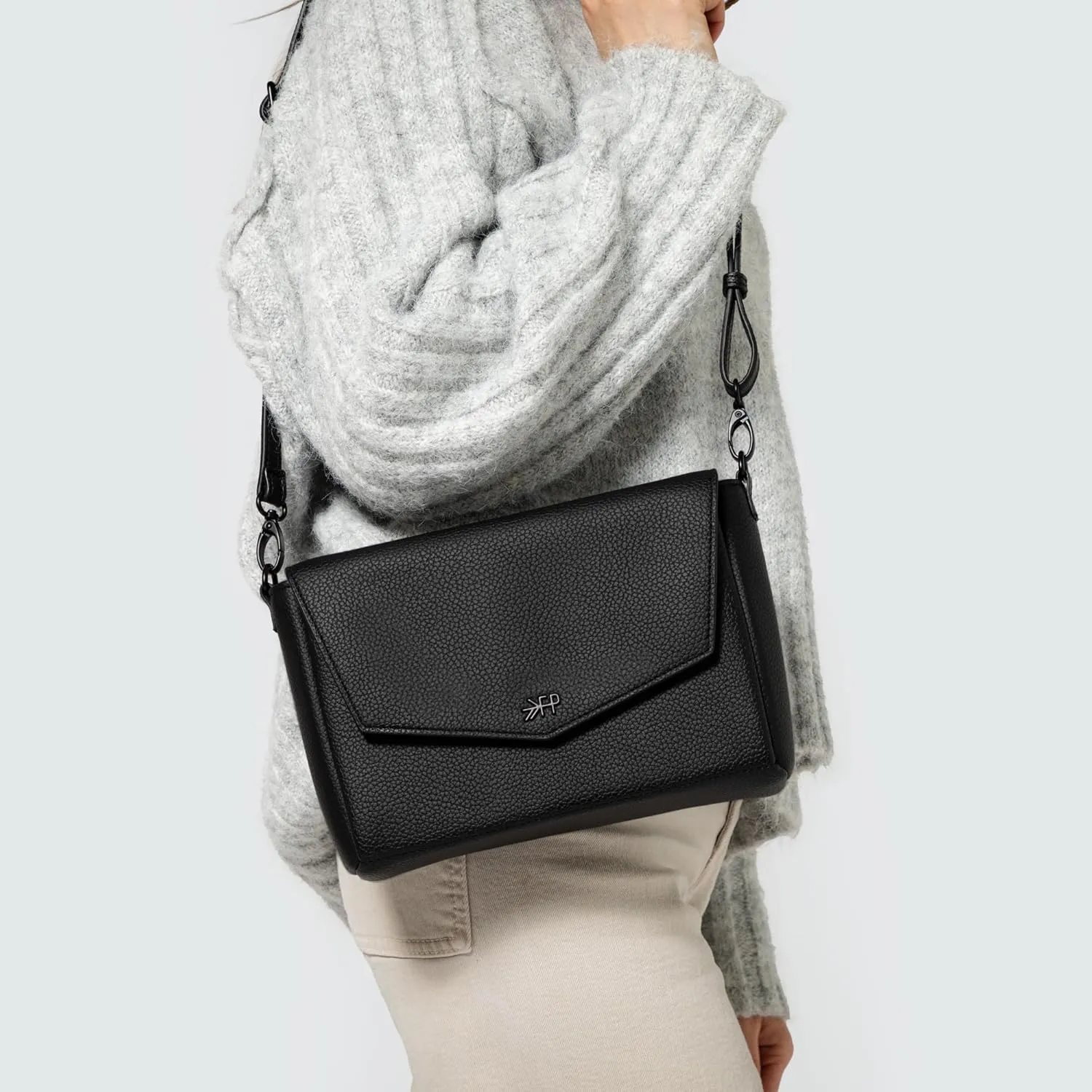 Freshly Picked Classic Crossbody Bag for Women - Stylish Handbag and Crossbody Purse Made with Premium Vegan Leather