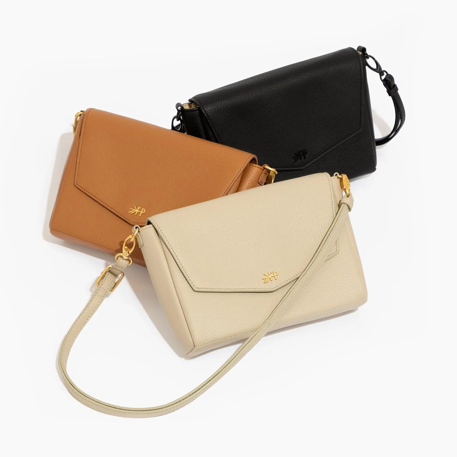 Freshly Picked Classic Crossbody Bag for Women - Stylish Handbag and Crossbody Purse Made with Premium Vegan Leather