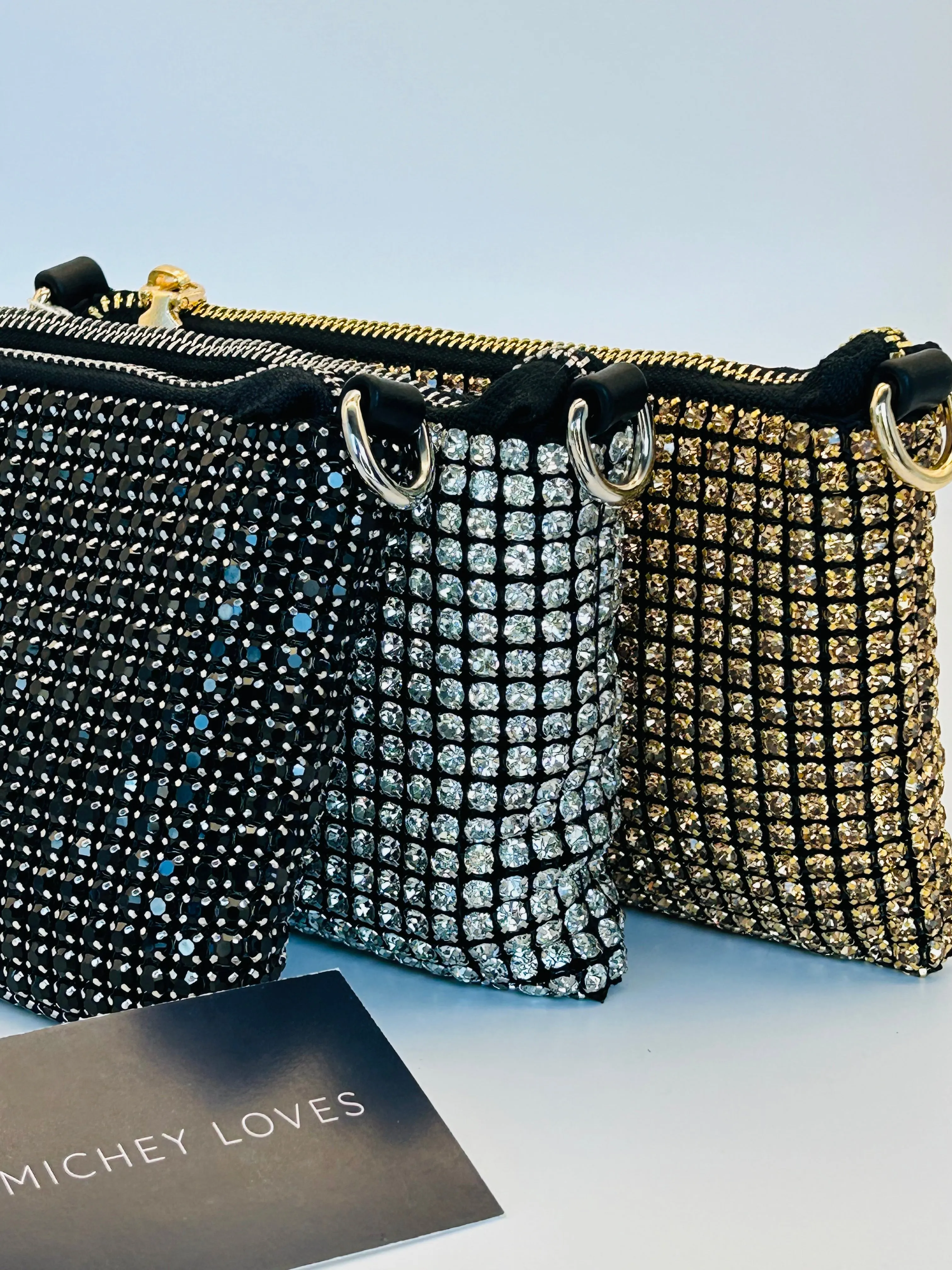 Frosty Clutch Bag | Black
