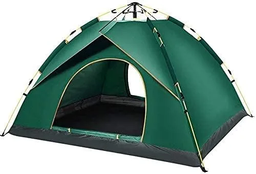 Fully Automatic Outdoor Speed Open Tent Multifunctional Tent Camping Festival Family Tent,with Festival Essential, Dome Tent, 100%,215 * 150 * 135cm, Army Green