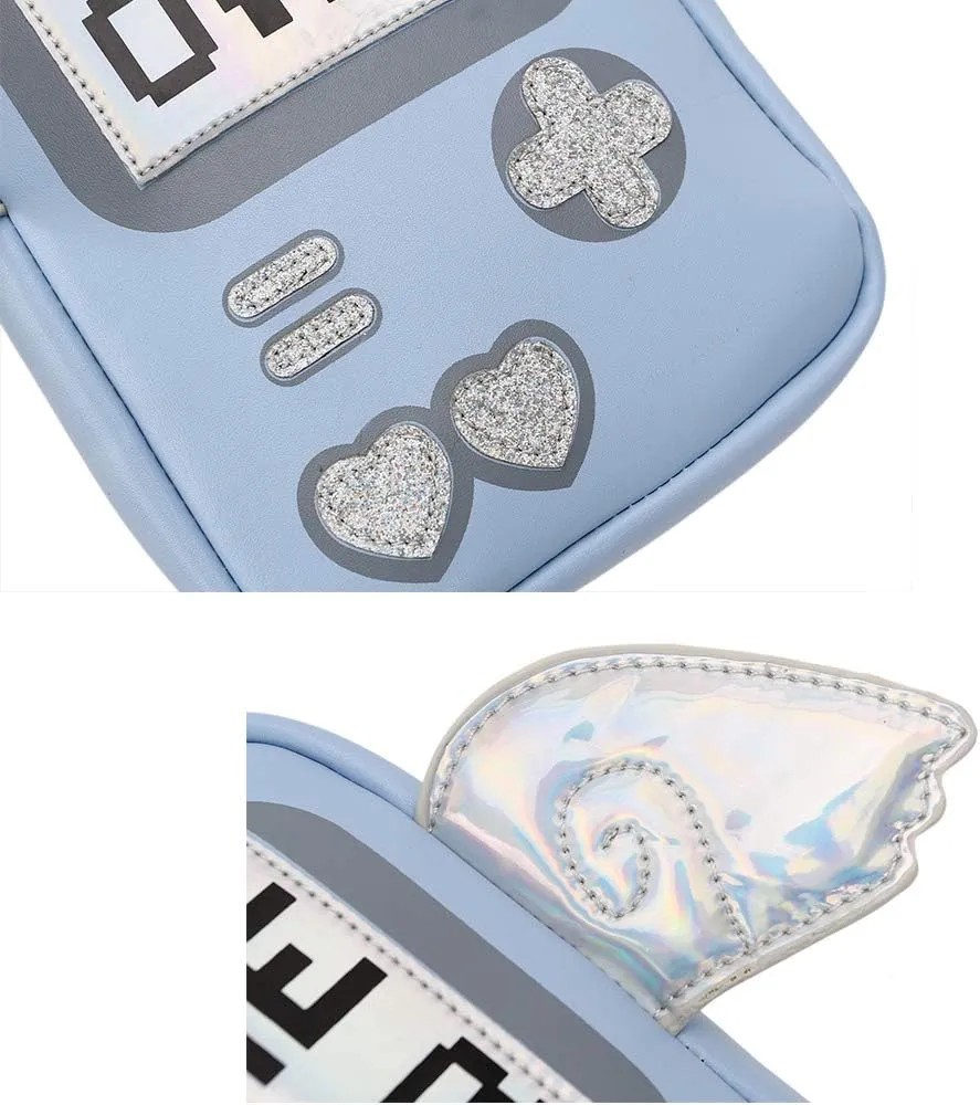 Fun Shape Purse for Women Novelty Handbags Unique Chain Crossbody Bag for Teens with Adjustable Shoulder Strap