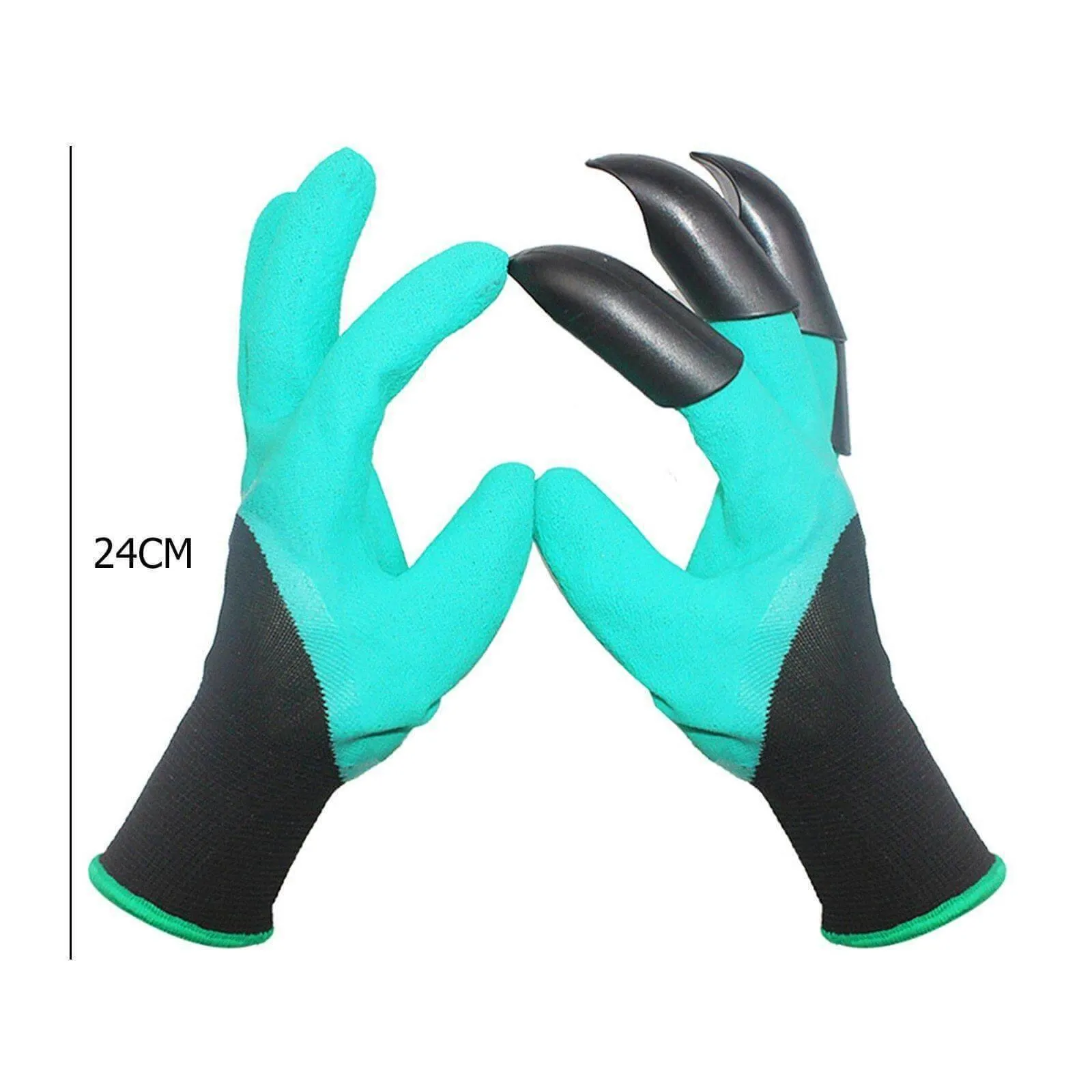 Garden Claw Gloves - Rubber Gardening Gloves with Claw Tips