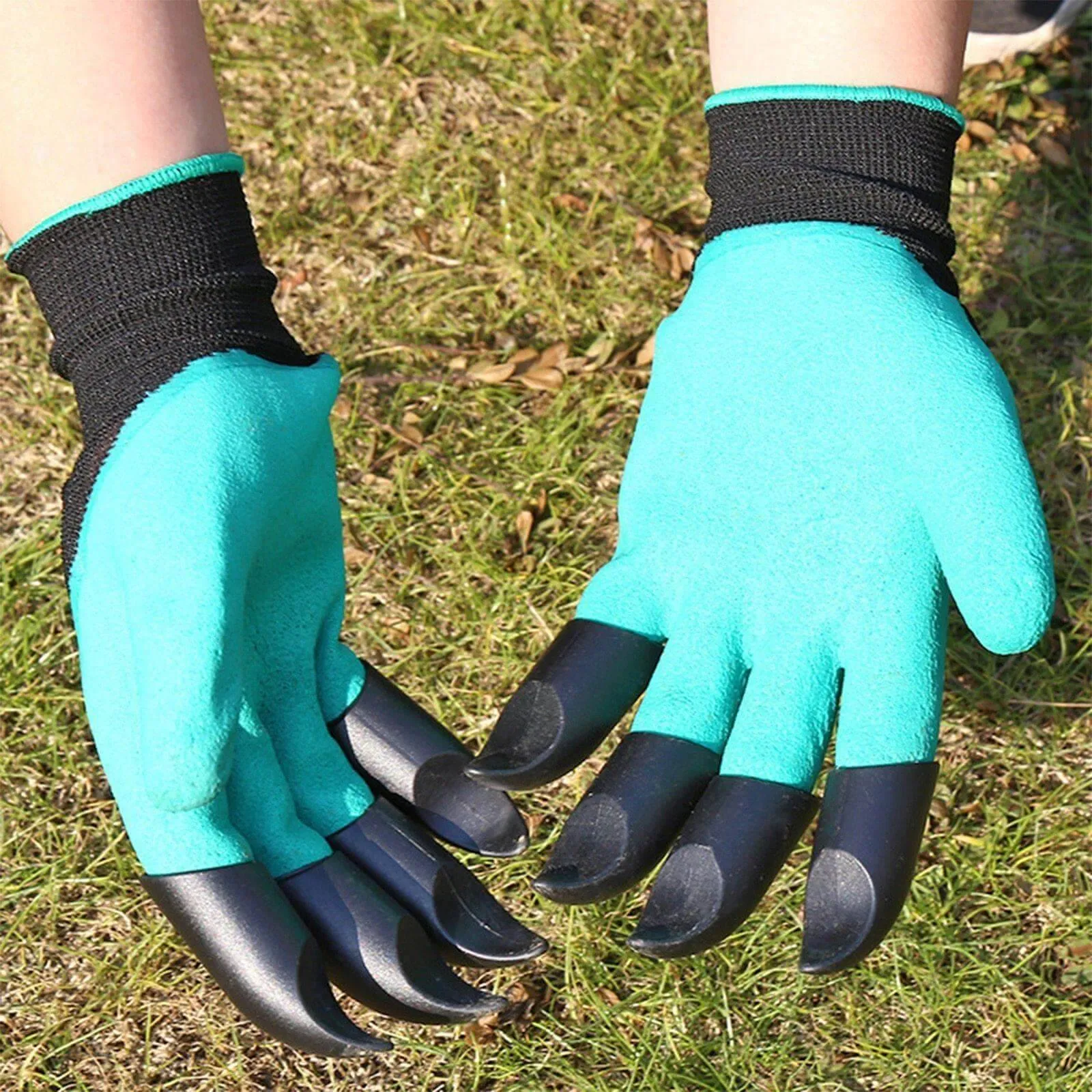 Garden Claw Gloves - Rubber Gardening Gloves with Claw Tips