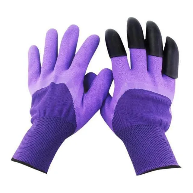 Garden Claw Gloves - Rubber Gardening Gloves with Claw Tips