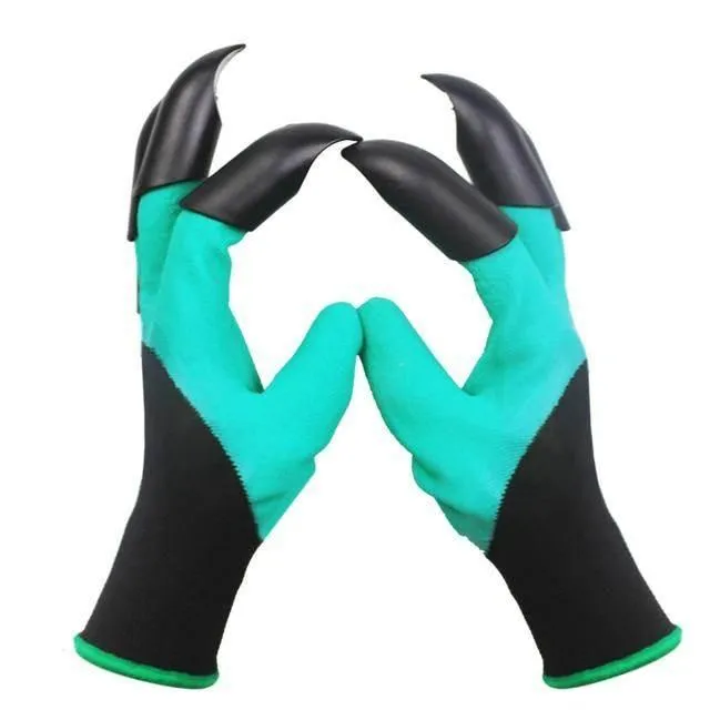 Garden Claw Gloves - Rubber Gardening Gloves with Claw Tips