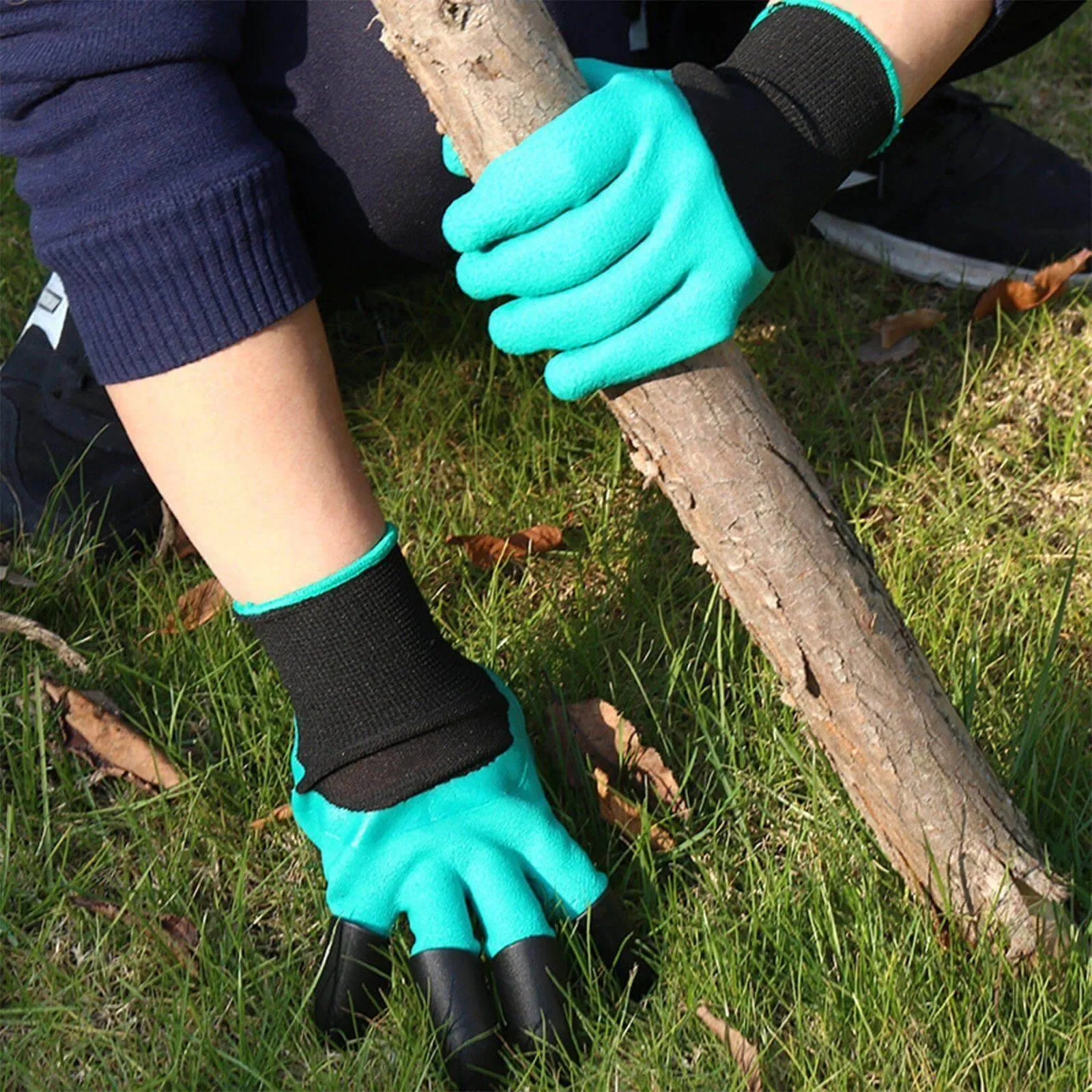 Garden Claw Gloves - Rubber Gardening Gloves with Claw Tips