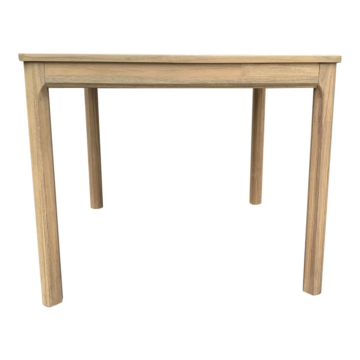 Garden Dining Table Wooden 4 Seater Square Durable Natural Outdoor Furniture