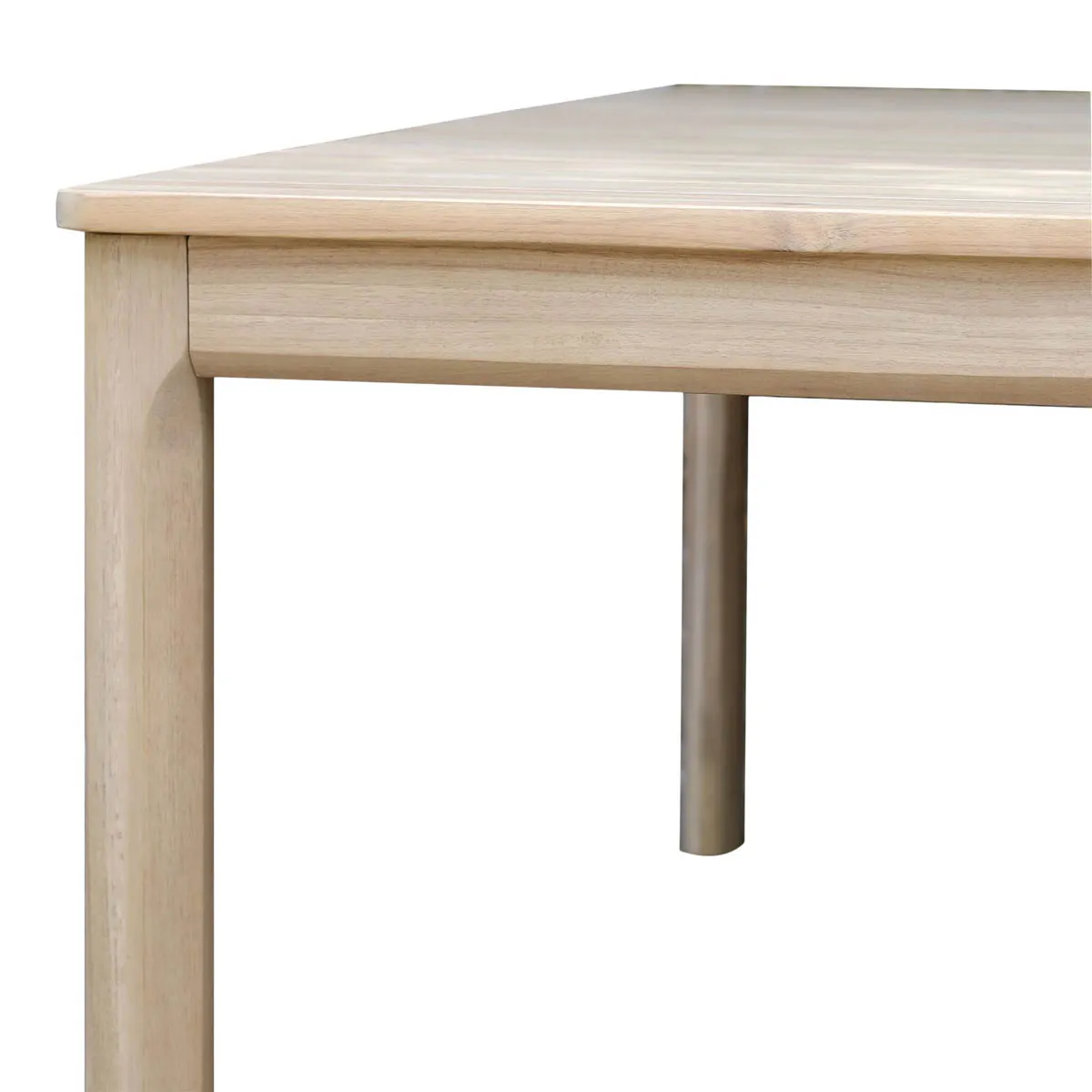 Garden Dining Table Wooden 4 Seater Square Durable Natural Outdoor Furniture