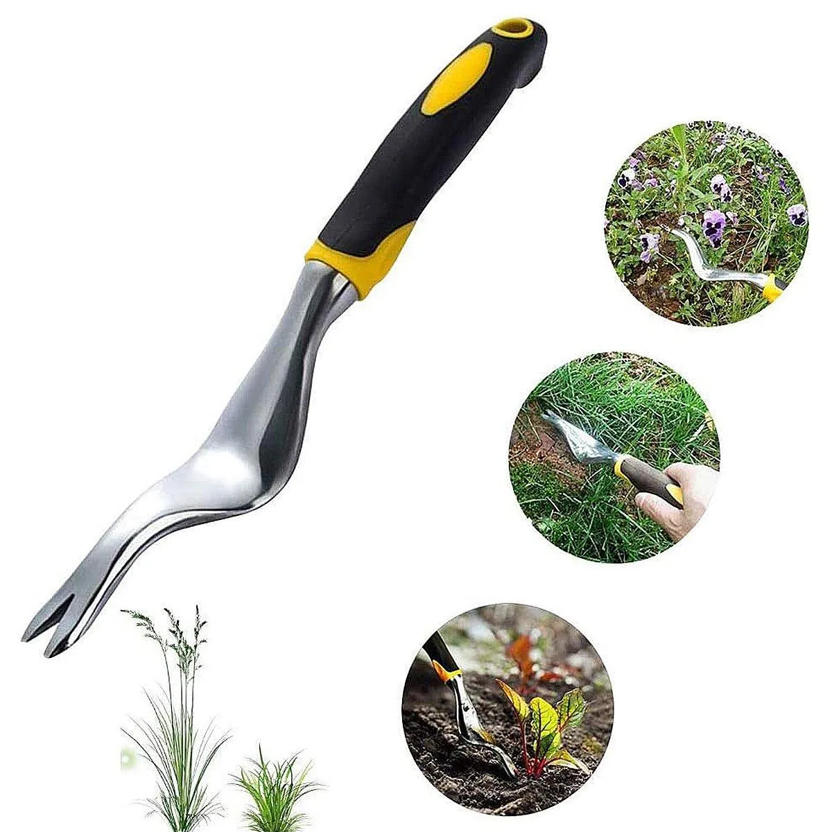 Garden Weeder Tools Set for Weed Removal Hand Tools for Lawn and Yard Care