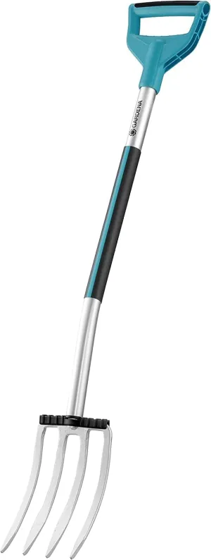 Gardena Terraline Heavy-Duty Spading Fork: Superior Comfort, Durability & Performance for Expert Gardening (Made in Germany)