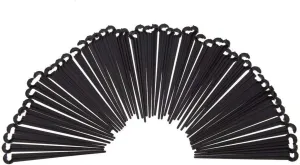 Gardening Emitter Dripper，Hook Fixed Stems Support Holder，Adjustable Micro Flow Drip Watering Sprinkler for 4/7 Drip Irrigation Water Hose (100Pcs Support Stakes)