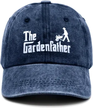 Gardening Gifts for Men, Gardening Hat for Gardeners Men, Adjustable Washed Cotton Baseball Cap