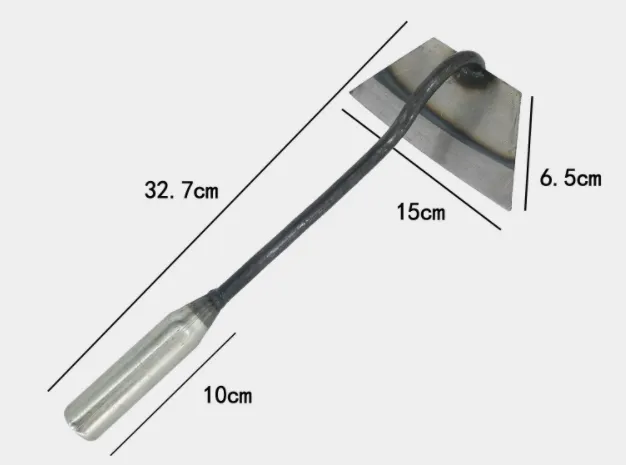 Gardening Hand-held Hoe All-steel Hardened Hollow Hoe