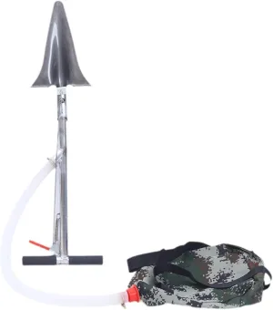 Gardening Tool Granular Fertilizer Applicater Comfortable Fertilizer Fertilizer Spraying for Farm Backyard Vegetables, A Spreader with Bag