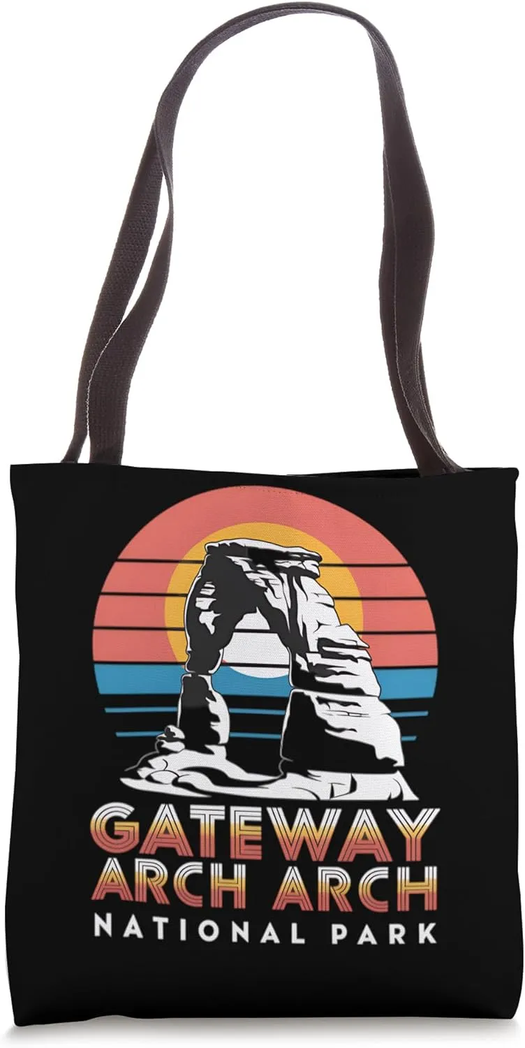 GATEWAY ARCH National Park Hiking Tote Bag