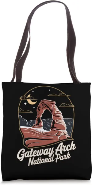 GATEWAY ARCH National Park Hiking Tote Bag