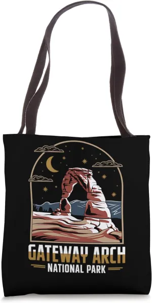 GATEWAY ARCH National Park Hiking Tote Bag