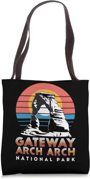 GATEWAY ARCH National Park Hiking Tote Bag