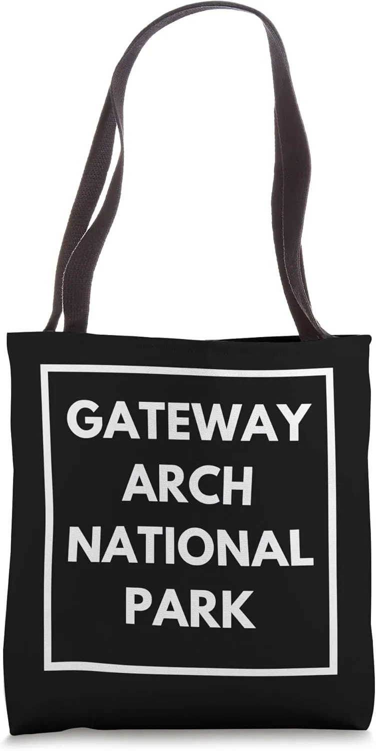 Gateway Arch National Park Souvenir NPS Trendy Design Tote Bag