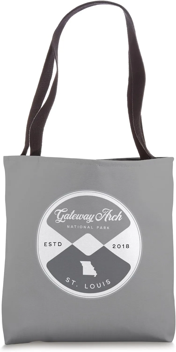 Gateway Arch National Park St. Louis Missouri Circle Graphic Tote Bag