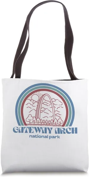 Gateway Arch National Park St. Louis Missouri Outdoor Hiking Tote Bag