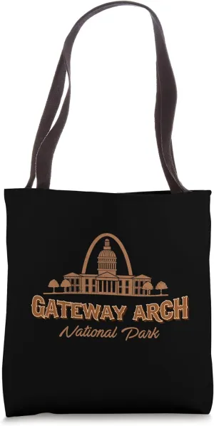 Gateway Arch National Park St Louis Missouri USA Souvenir Tote Bag