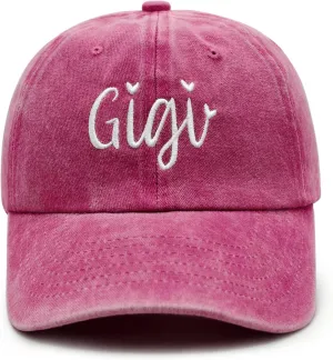Gigi Gifts for Grandma, Mothers Day Christmas Birthday Gifts for Gigi from Grandkids-Adjustable Baseball Caps