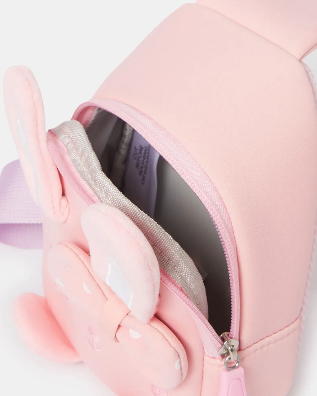 Girls Pink Embellished Crossbody Bag