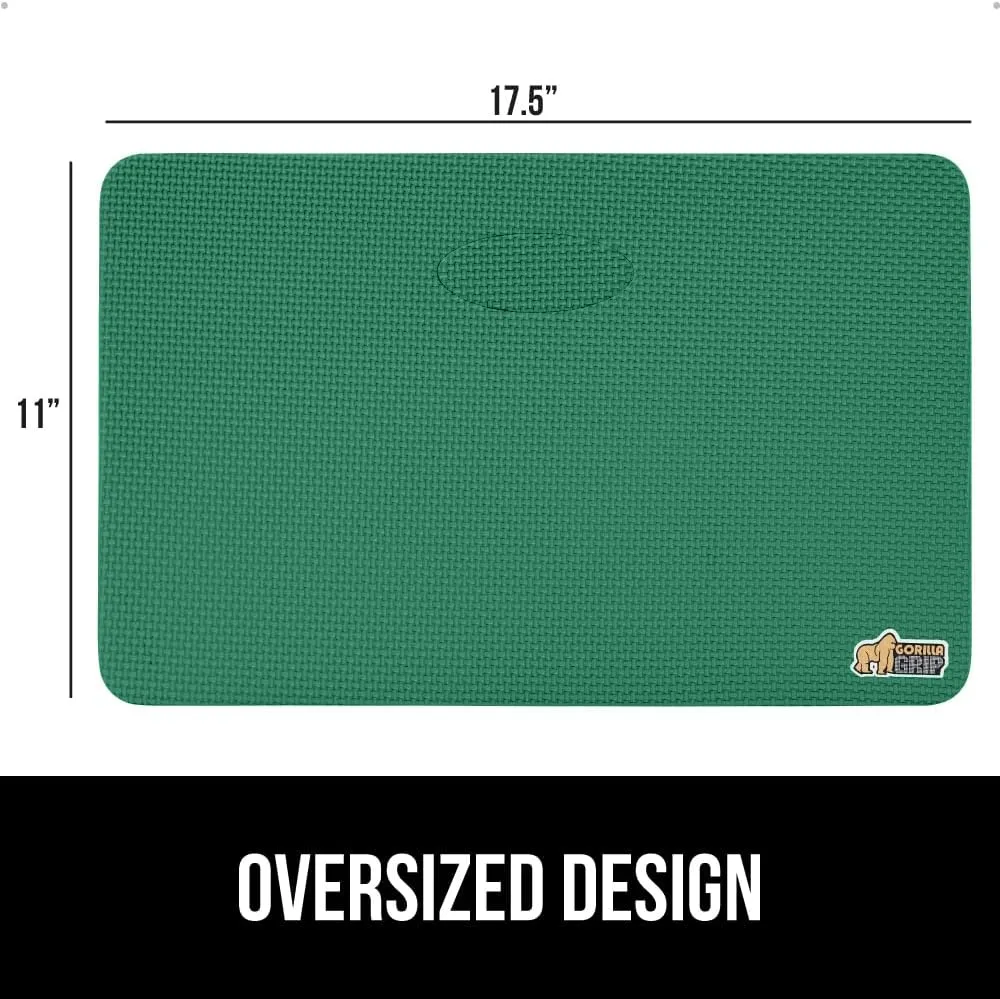 GORILLA GRIP Extra Thick Patent Pending Garden Kneeling Pad, Supportive Soft Foam Knee Cushioning for Gardening, Water Resistant Construction, Bathing Baby, Workout Supplies, Lightweight