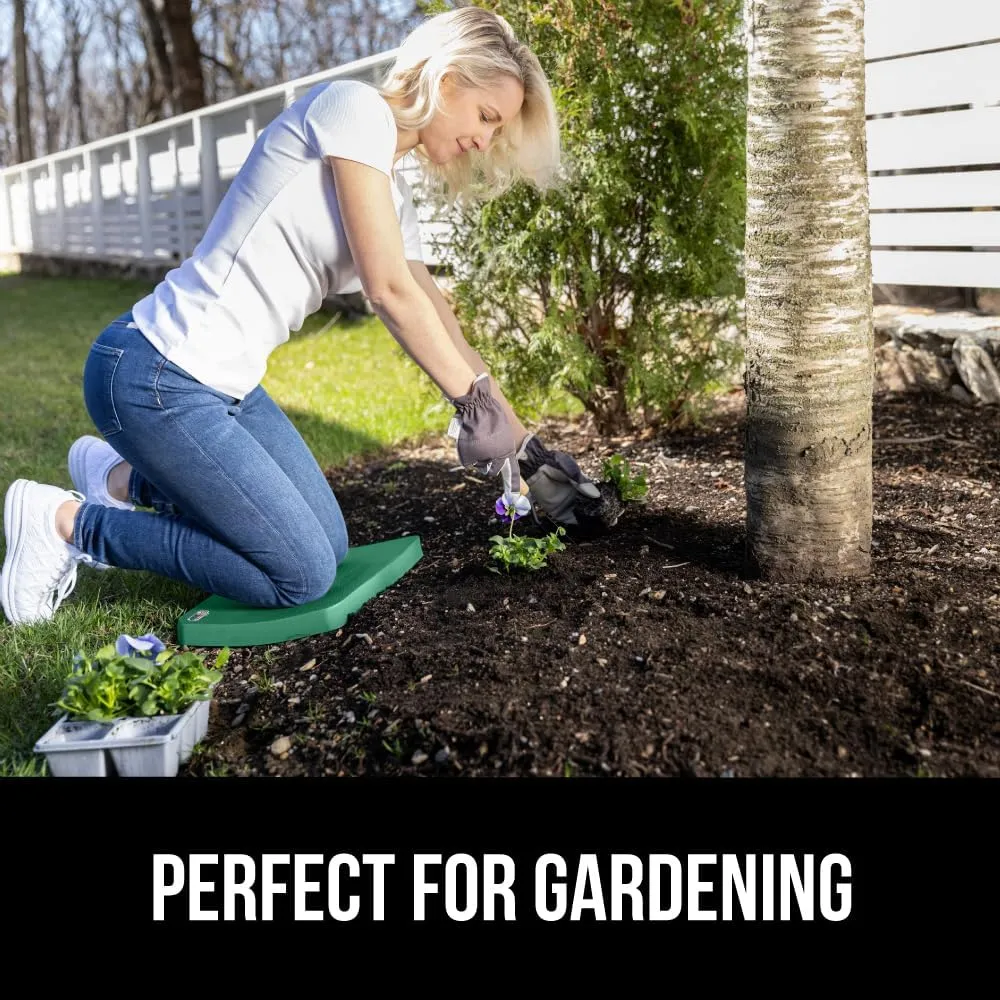 GORILLA GRIP Extra Thick Patent Pending Garden Kneeling Pad, Supportive Soft Foam Knee Cushioning for Gardening, Water Resistant Construction, Bathing Baby, Workout Supplies, Lightweight