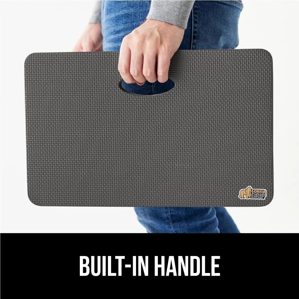 GORILLA GRIP Extra Thick Patent Pending Garden Kneeling Pad, Supportive Soft Foam Knee Cushioning for Gardening, Water Resistant Construction, Bathing Baby, Workout Supplies, Lightweight