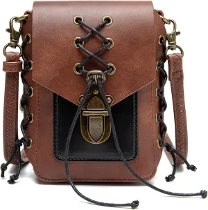 Gothic Owl Crossbody Bag Renaissance Accessories Shoulder Bag Steampunk Belt Pouch Women Cute Cell Phone Novelty Purse