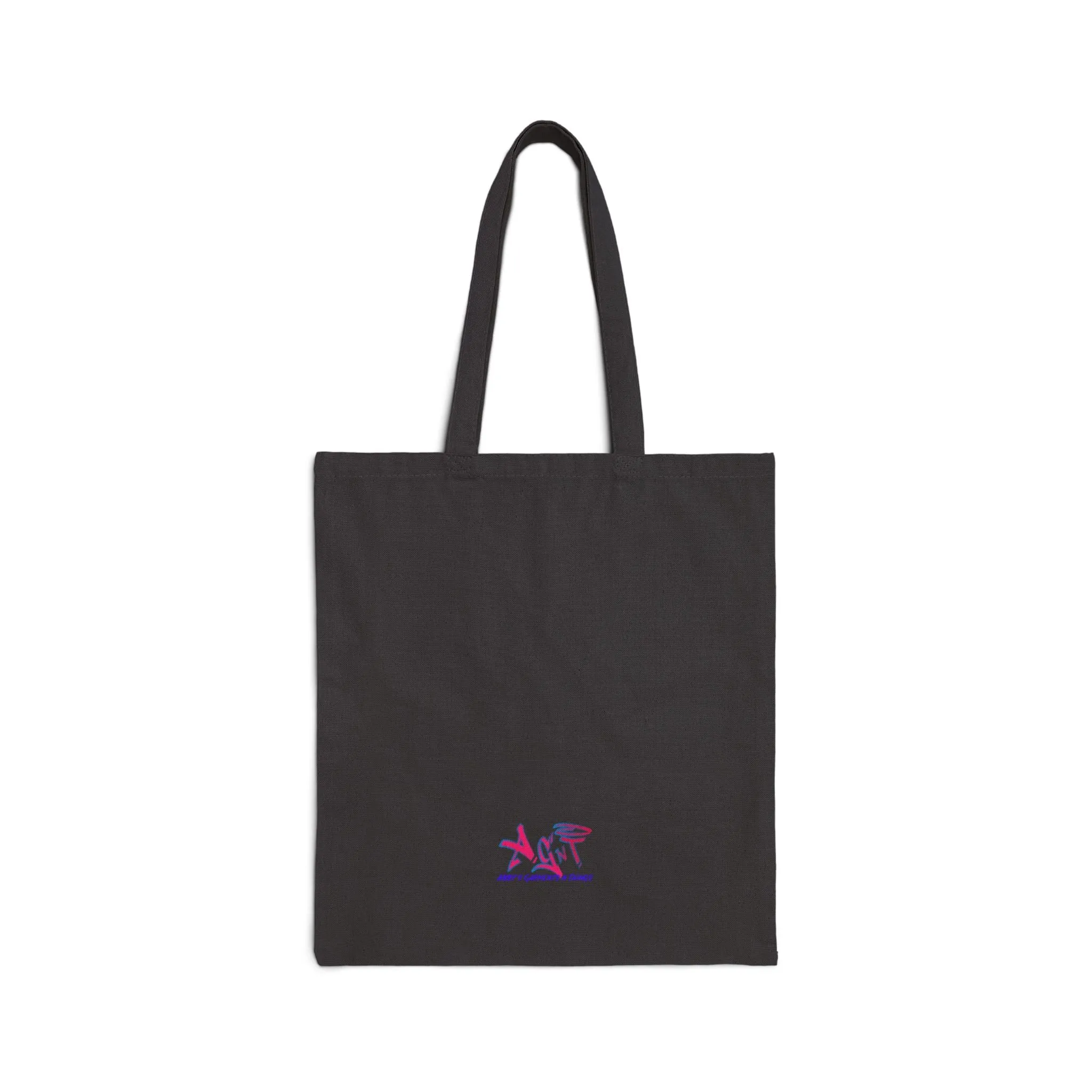 Grace tote dark Cotton Canvas Tote Bag