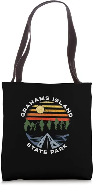 Grahams Island State Park North Dakota Camping Vacation Tote Bag
