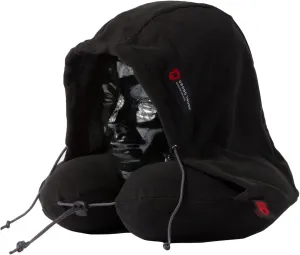 GRAND TRUNK Hooded Travel Pillow - Memory Foam Neck Support with Light-Blocking Hood & Compact Carry Bag