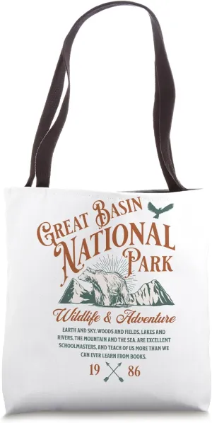 Great Basin National Park Adventure Hiking Travel Souvenir Tote Bag