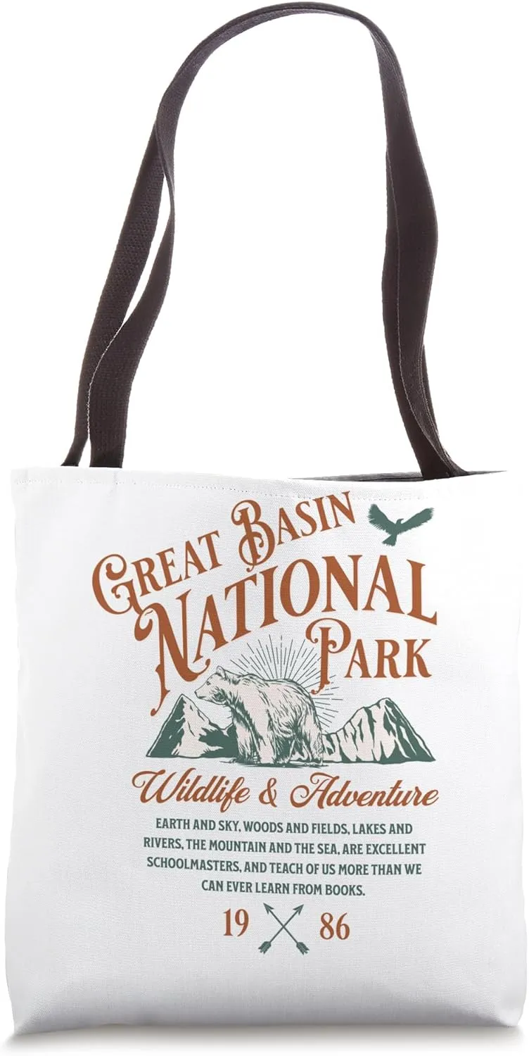 Great Basin National Park Adventure Hiking Travel Souvenir Tote Bag