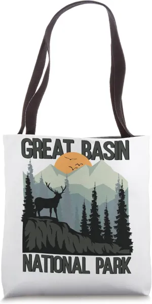 Great Basin National Park Mountains Wilderness Sunset Hiking Tote Bag