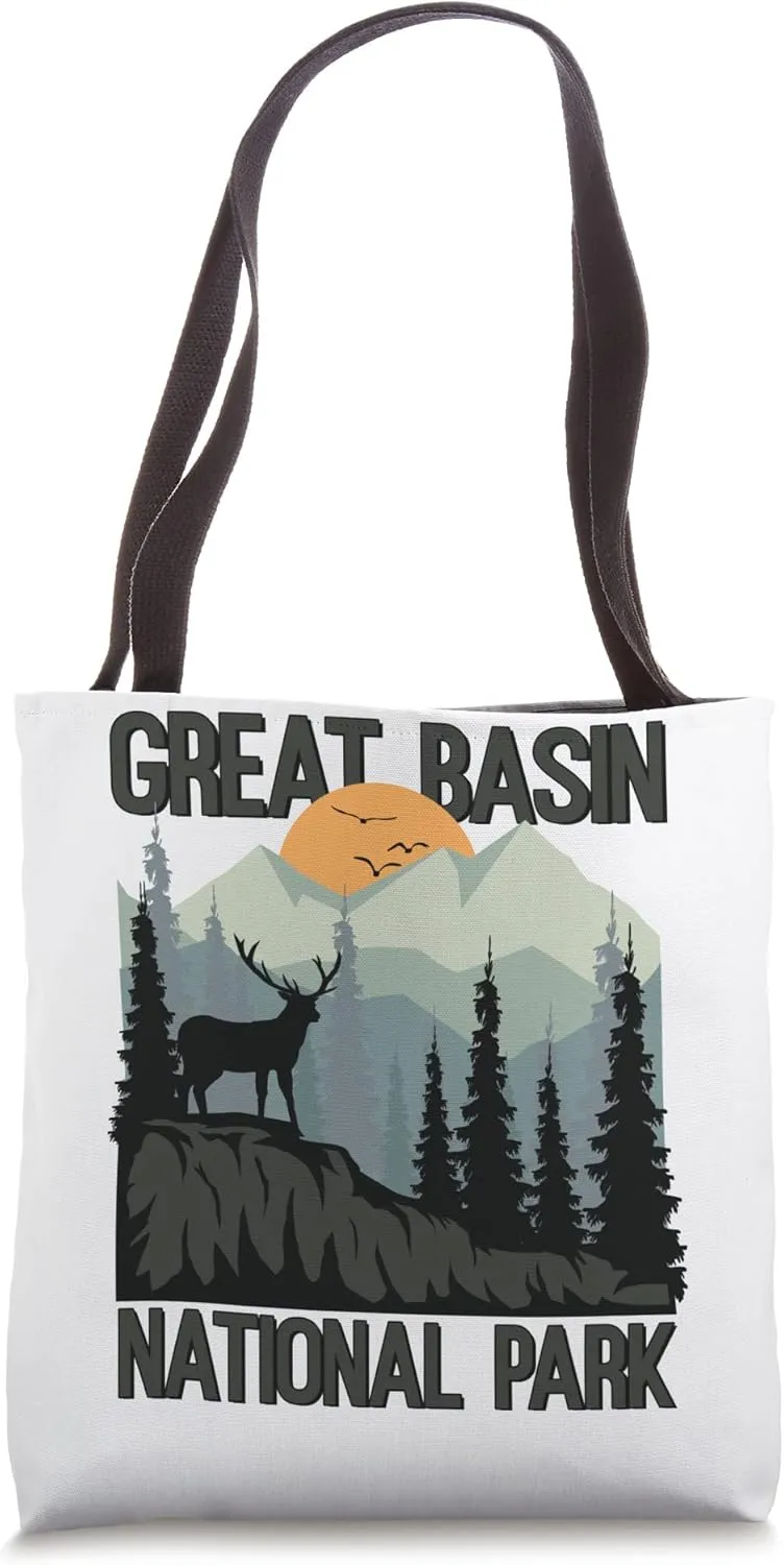 Great Basin National Park Mountains Wilderness Sunset Hiking Tote Bag