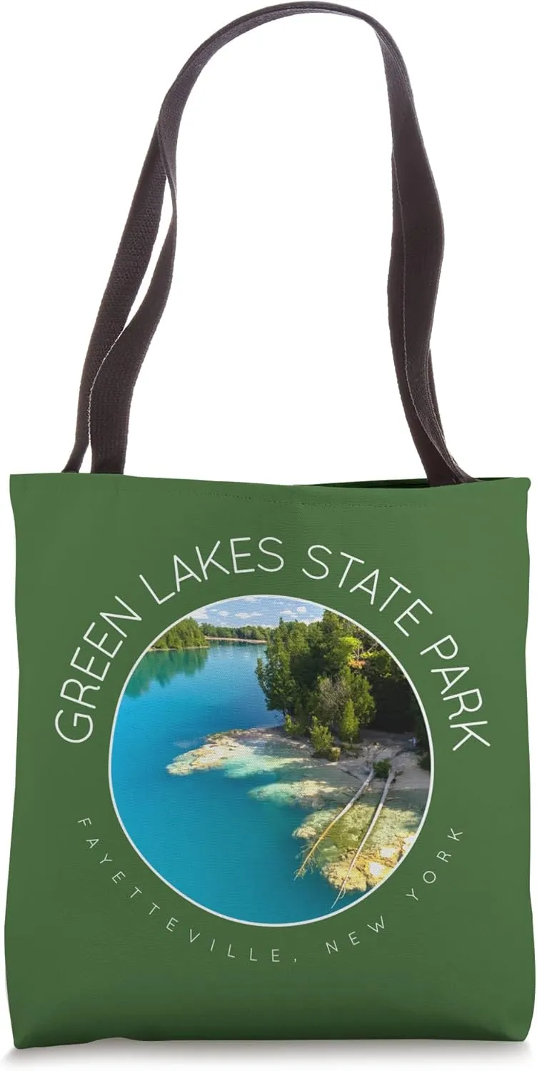 Green Lakes State Park, New York State, Lake Life Tote Bag